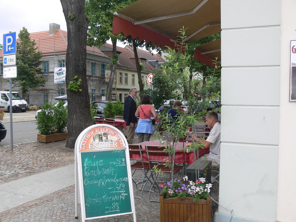 Gasthof & Fleischerei Endler Rheinsberg Exterior photo
